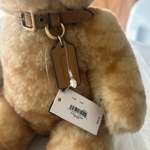 Coach Shearling Bear - Picture 3 of 4